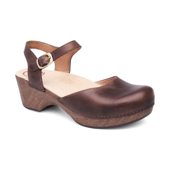 Dansko Sam Clogs Brown Leather